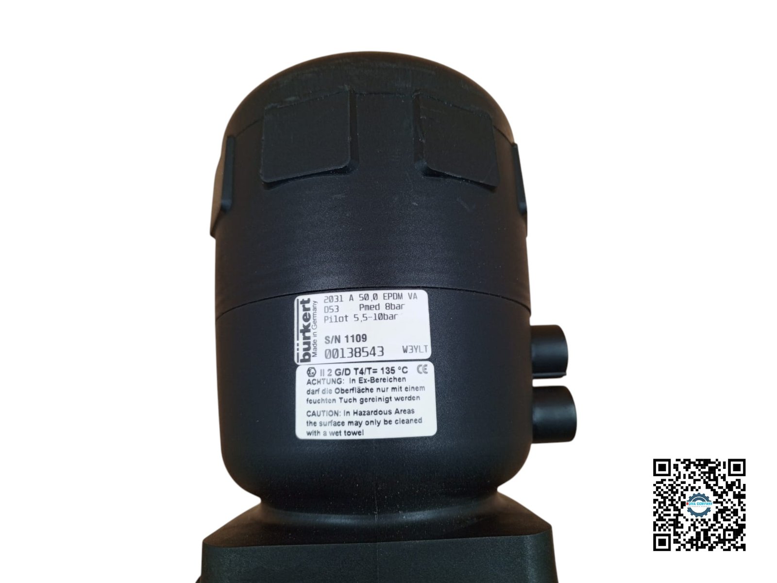 Bürkert 00138543 - Type 2031 Pilot-Operated Piston Valve - Image 2