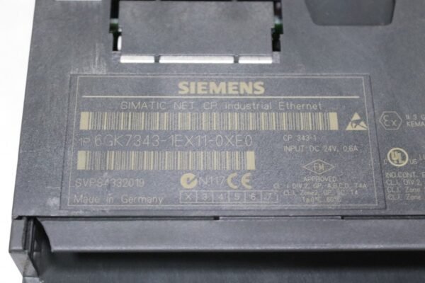 Siemens CP 343-1 (6GK7 343-1EX11-0XE0) - Industrial Ethernet Communication Processor