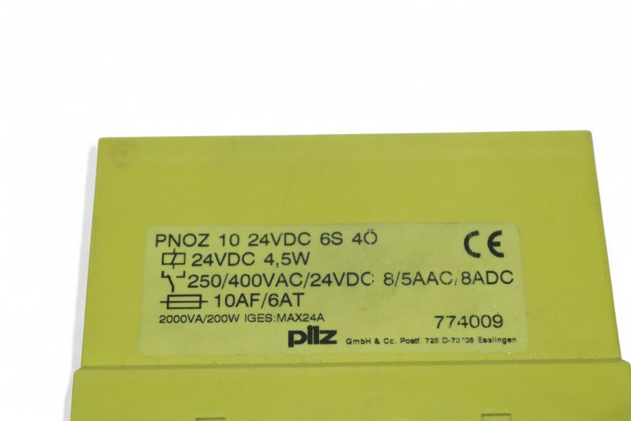 Pilz PNOZ 10 (774009) - Electromechanical Safety Relay (6 N/O + 4 N/C) - Image 4